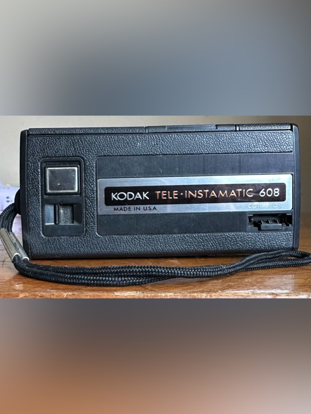 Kodak Tele-Instamatic 608 Portable Camera in Black